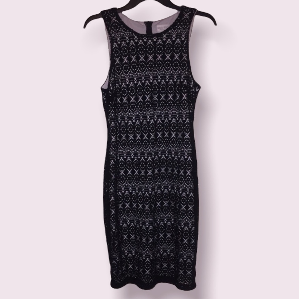 Black Bisou Bisou crochet dress